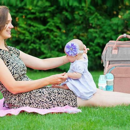 🌈 Baby Diaper Backpack with Changing Station - BabyBooBags